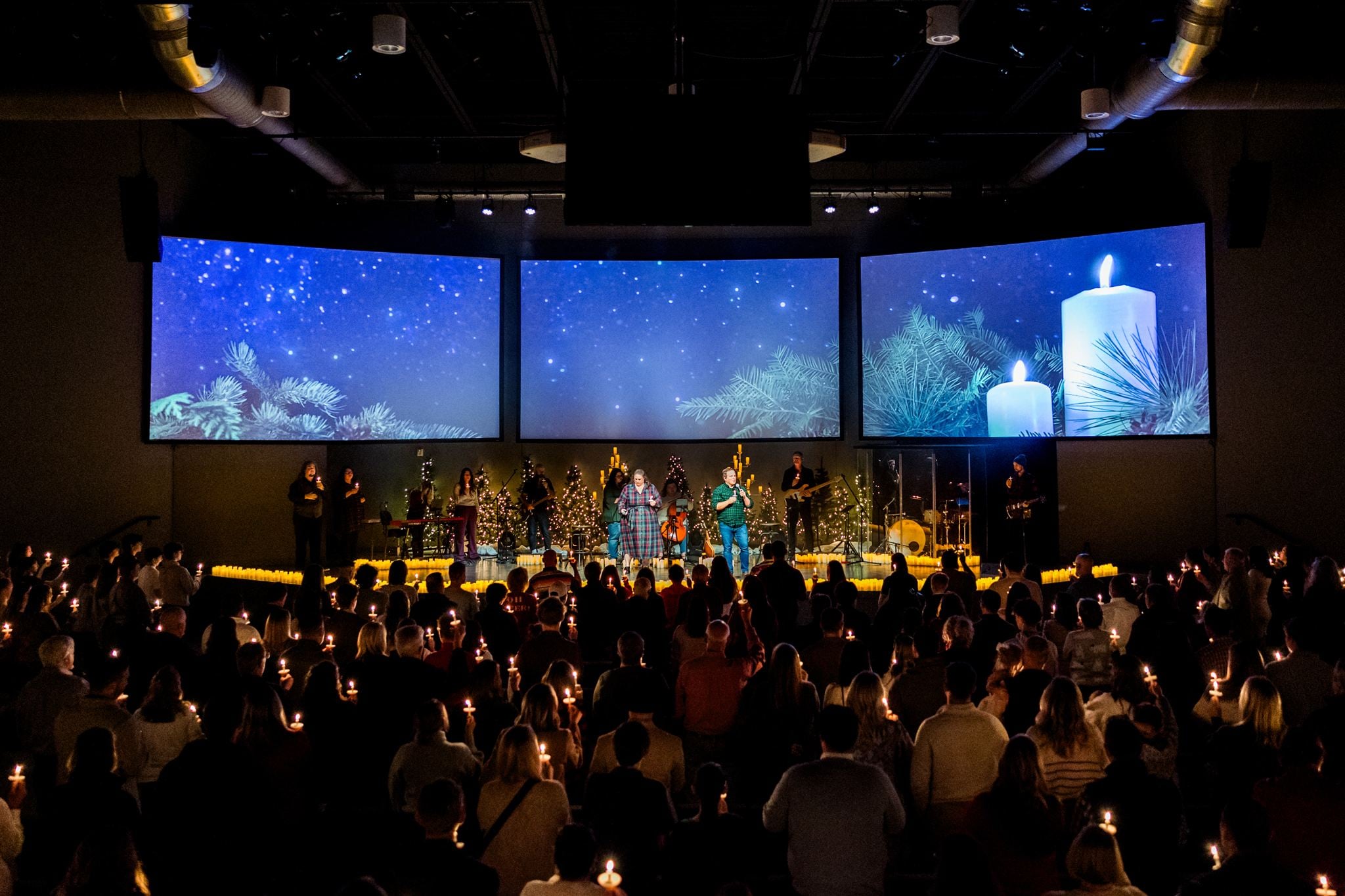 Worship and production team