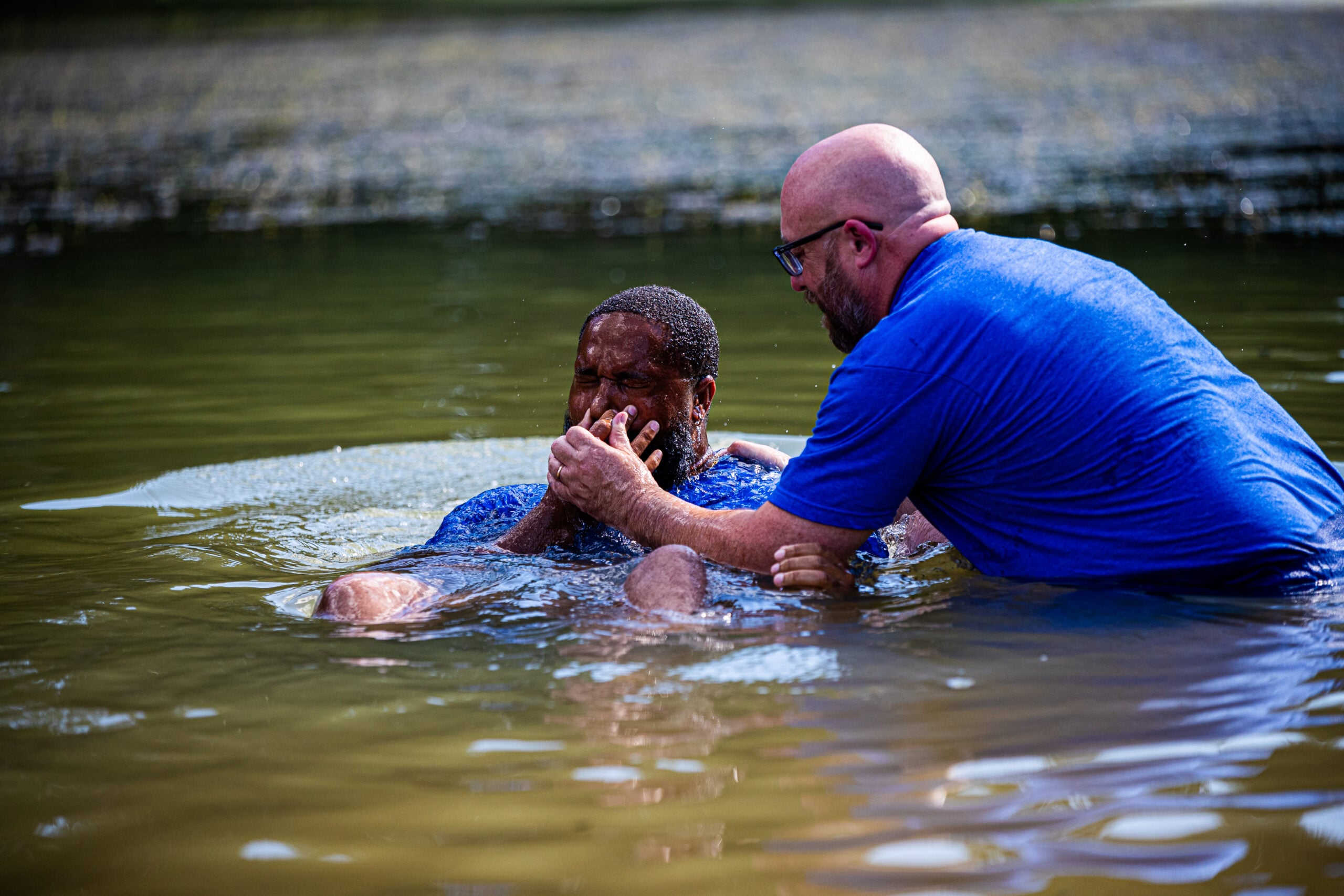 River baptisms at the Colorado River in Bastrop