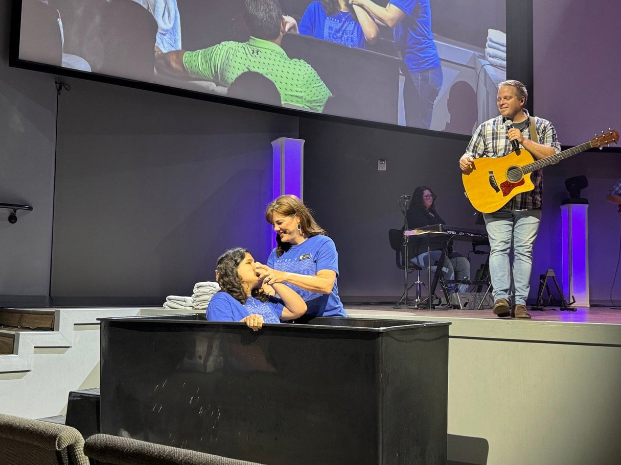 Baptism celebration at River Valley